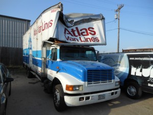 Central Texas Collision Commercial Auto Repair Atlas Van Lines Before